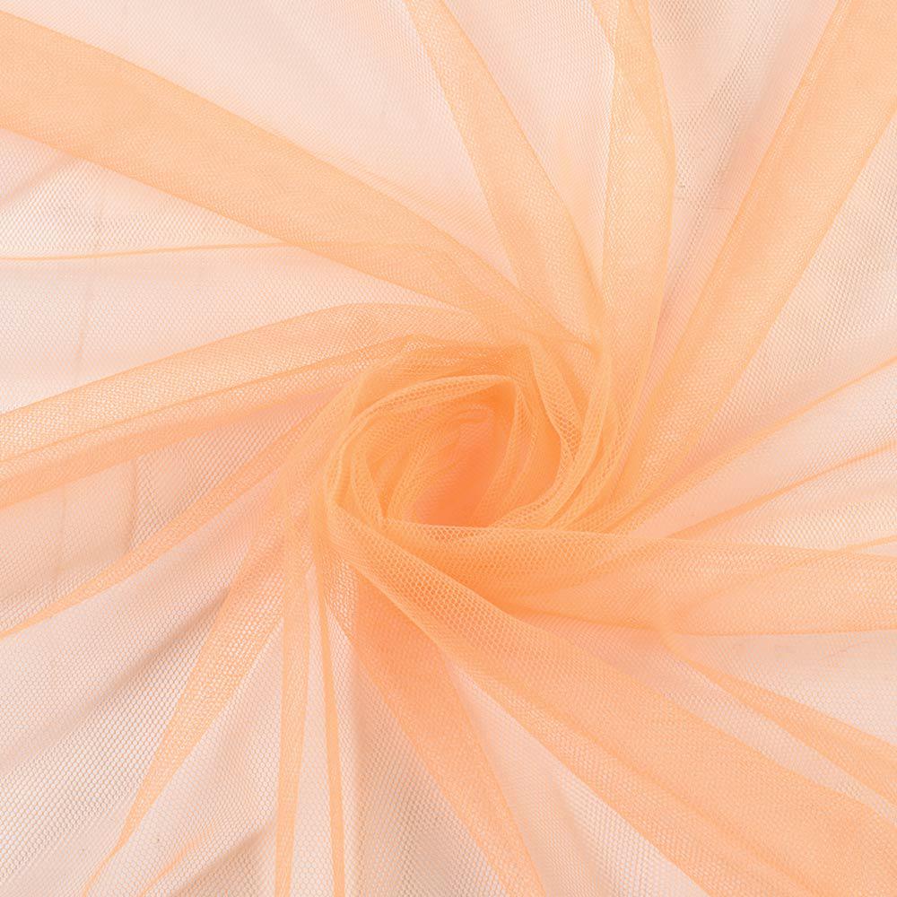 Сітка м'яка тонка помаранчева світла, ш.165