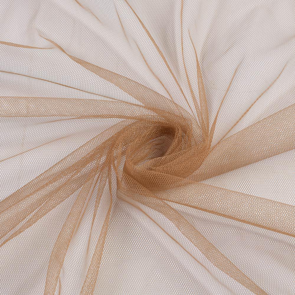 Сітка м'яка тонка коричнева світла, ш.165