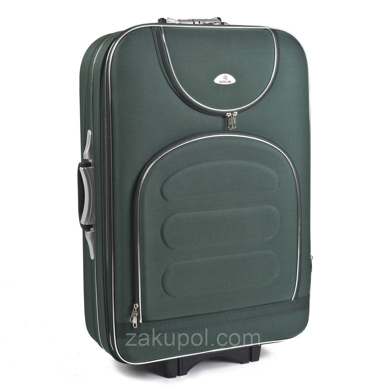 Валіза Suitcase 801 A, великий Зелений