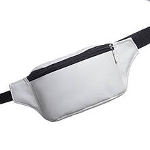 Сумочка біла на пояс, бананка