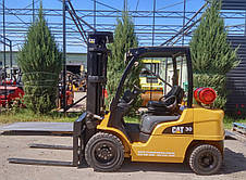 Газовий японський навантажувач 3 тонни Caterpillar GP30N б/у, фото 3