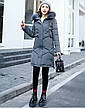 Жіноча зимова куртка, морочник, капюшон хутро єнота., фото 4