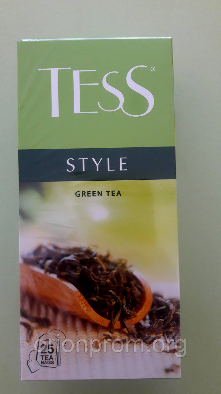 Чай Tess Style 25 пакетів зелений