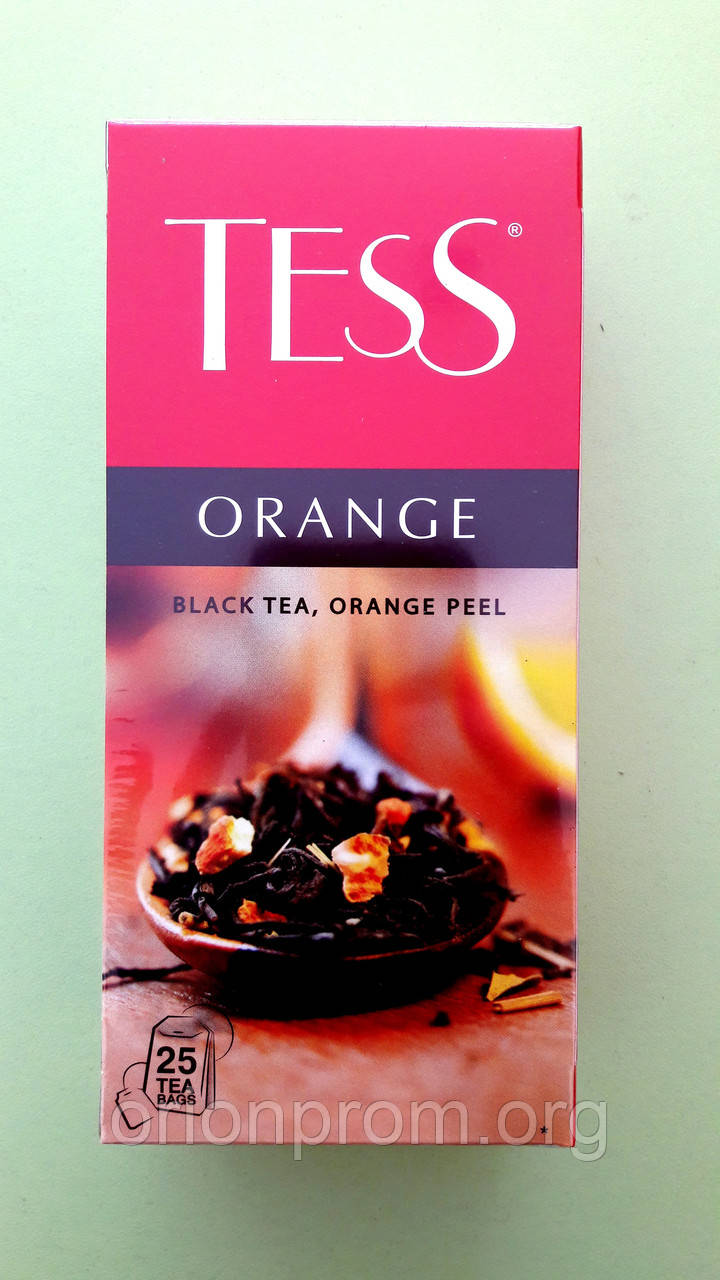 Чай Tess Orange 25 пакетів чорний