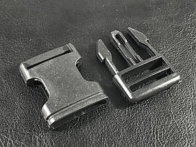 Карабін фаст кольору чорний 25 мм