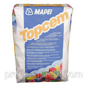 Mapei Topcem/20кг. - Топчемо/20 (Польща) Посилена синт.волокнами стяжка цементна маса,Харків, фото 2