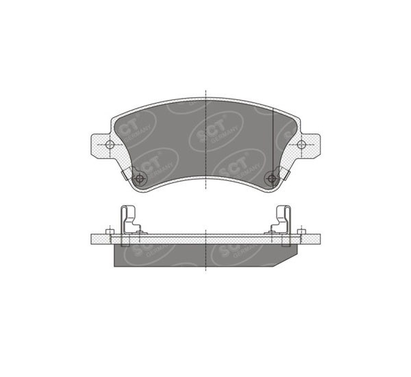 SCT Колодки SP 351 Profi line