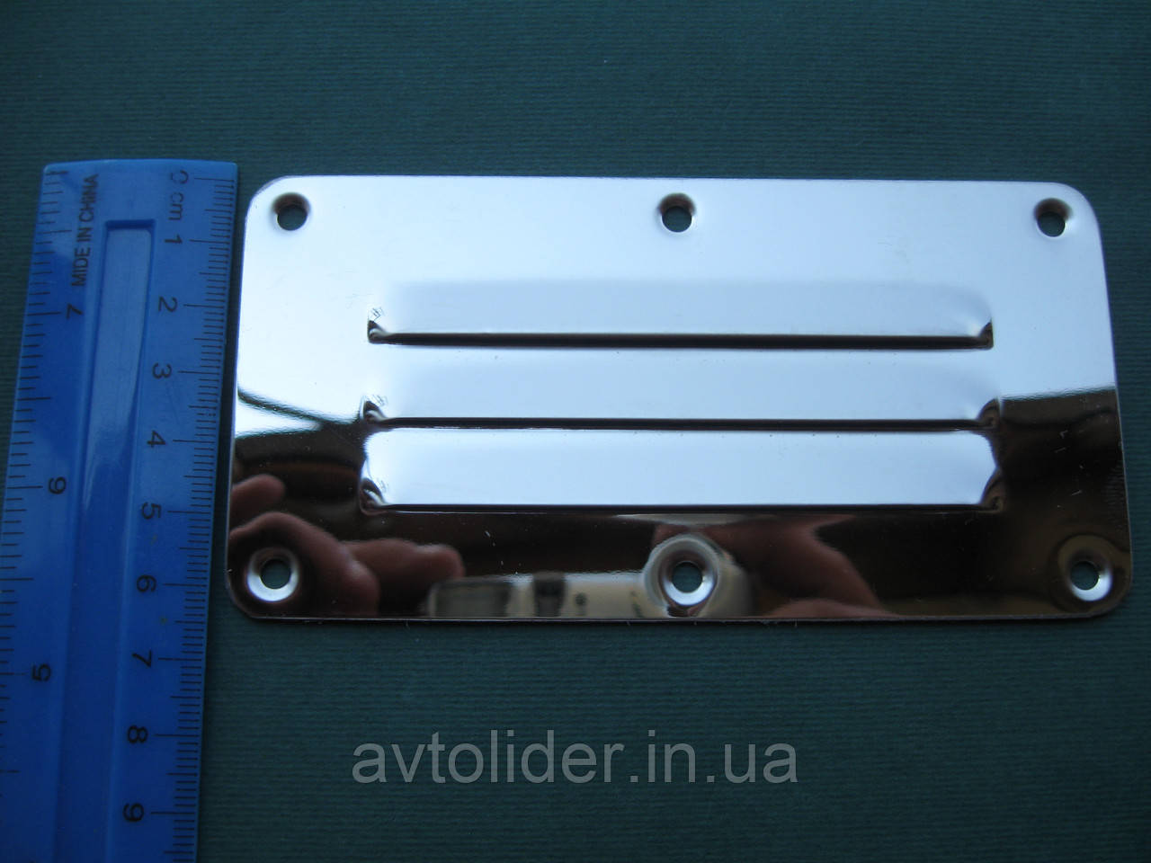 Решетка вентиляционная прямоугольная 127х66 mm, нержавеющая сталь А4 (AISI 316) - фото 3 - id-p73319015