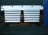 Решітка вентиляційна подвійна 230x115 mm, нержавіюча сталь А4 (AISI 316), фото 3