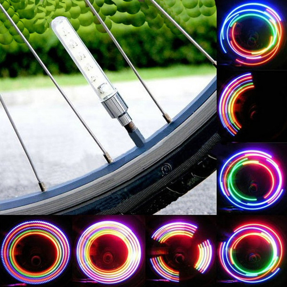 LED-підсвітка на колеса велосипеда різнобарвна 5 LED