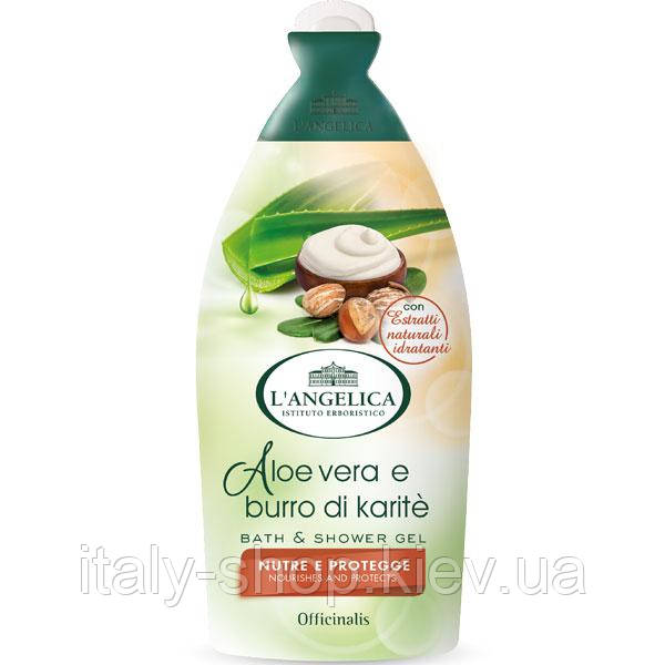 Гель Для Душу L angelica Aloe Vera e Burro Di Karitè 500 мл, Італія