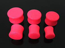 Плаг акриловий рожевий