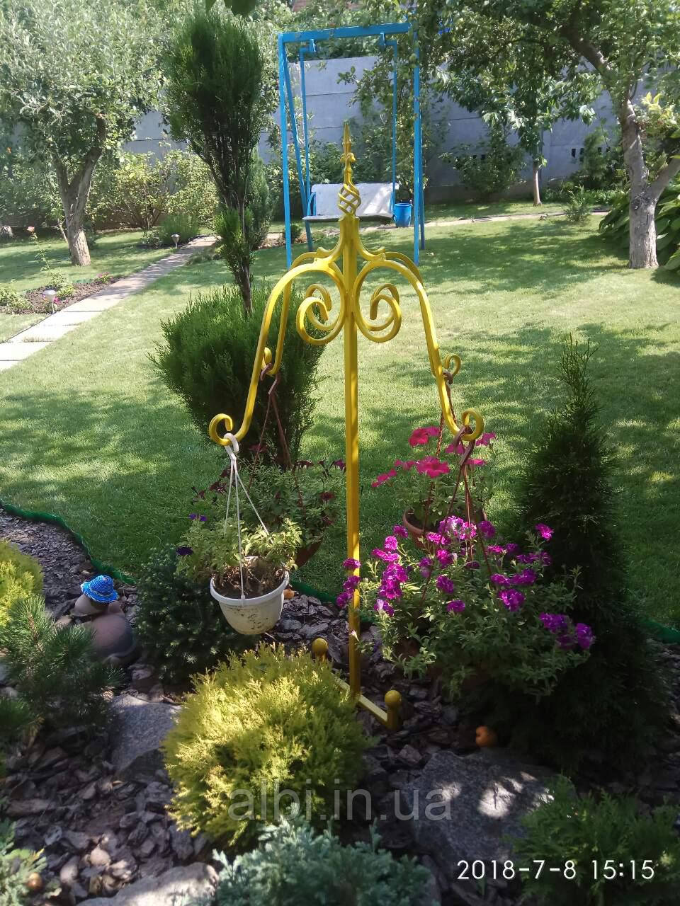 Стійка садова для кашпо декоративна СД-4