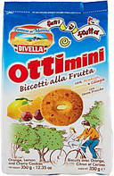 Печенье Divella Ottimini alla Frutta с фруктами, 350 гр.