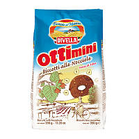 Печенье Divella Ottimini Alle Nocciole с фундуком, 350 гр.