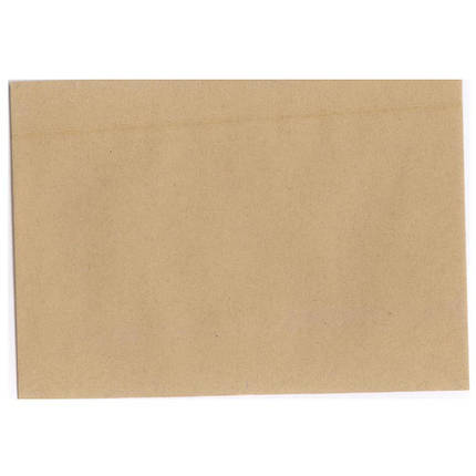 Конверт поштовий крафтовий С6 (161мм*114мм) коричневий, 75 гр, фото 2