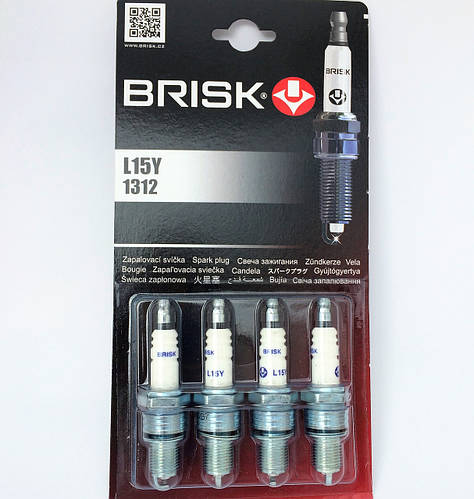 Brisk Classic L15Y 1312 свечи зажигания 4 шт в блистере (ID#735924439 ...