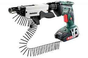 Акумуляторний шурупокрут для гіпсокартону Metabo SE 18 LTX 6000 + SM 5-55, фото 1