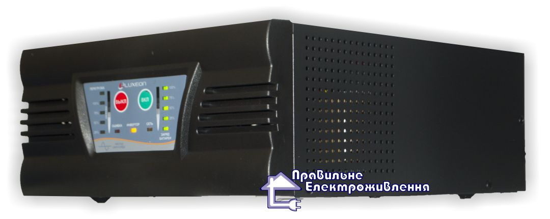 Источник бесперебойного питания Luxeon UPS-500ZS (300Вт, 12В) - фото 3 - id-p2587132