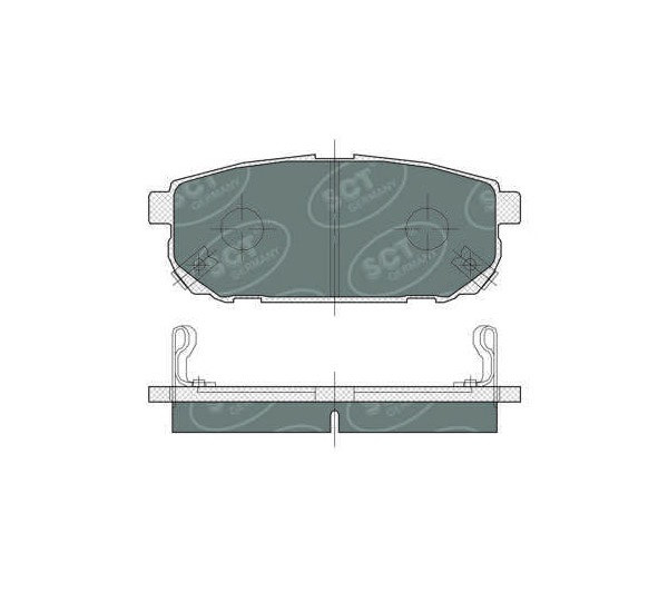 SCT Колодки SP 372 PROFI line