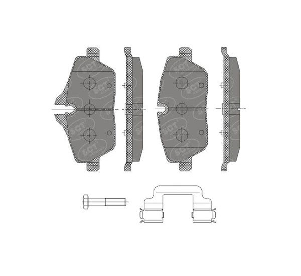 SCT Колодки SP 430 Profi line