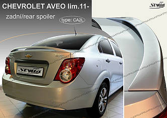 Спойлер козирок Chevrolet Aveo седан (2011+)