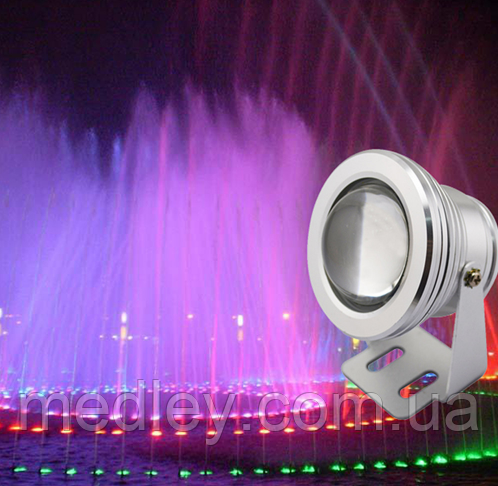 Светильник подводный LED RGB IP67 10W 12V с пультом - фото 5 - id-p548897271