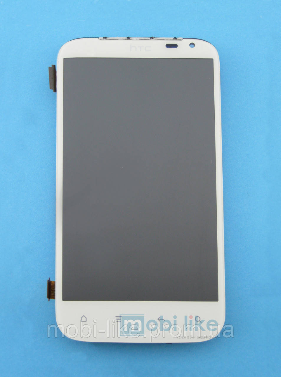 Дисплей з сенсорним екраном HTC Sensation XL (X315e) c рамкою білий