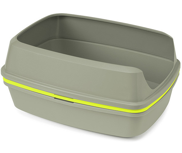 Туалет Moderna Lift To Sift Large для котів 50х39х24 см Тепло-сірий, фото 1