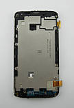 Дисплей із сенсорним екраном HTC Sensation XL (X315e) білий з рамкою, фото 3