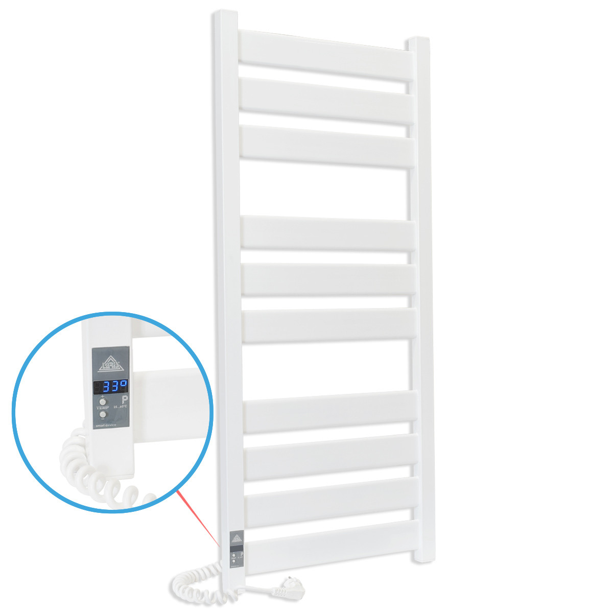 ПОЛОТЕНЦЕСУШИТЕЛЬ LARIS ЗЕБРА ГЕФЕСТ ПРЕМІУМ ЧК10 500 Х 1200 Електричний Ларіс, фото 1