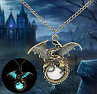 Підвіска кулон дракон зі світінням у темряві, з люмінофором, фото 3