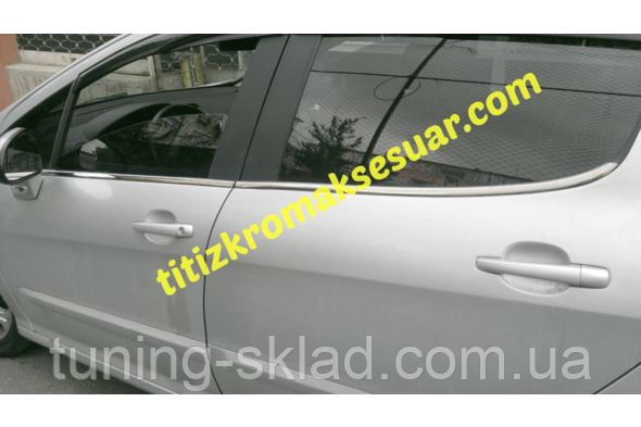 Купить Хром молдинг стекол Peugeot 308 2007-2013 (Пежо), цена 1320 ...