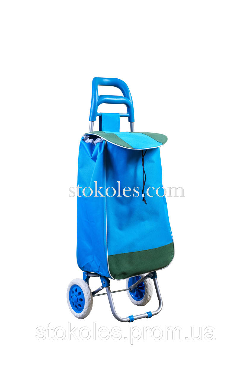 Тачка с сумкой XY-403 (голубой + зеленый 15.5) - фото 1 - id-p736566256