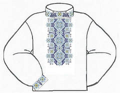 Схеми для вишивання хрестиком "Сорочка чоловіча"