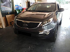 KIA Sportage 2013 года установка сигнализации +  замка КПП