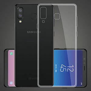 Ультратонкий чохол для Samsung Galaxy A8 Star (A9 Star) прозорий
