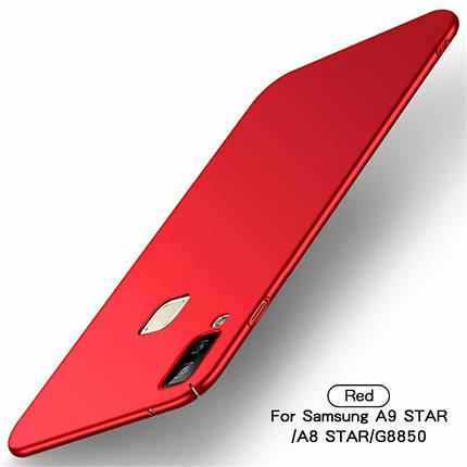 Пластиковий чохол Fox для Samsung Galaxy A8 Star (A9 Star) (5 кольорів) Червоний, фото 2