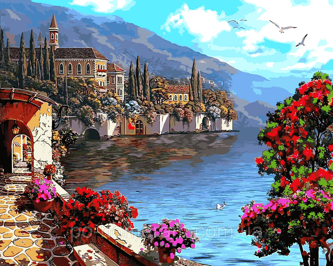 Акційна Картина за номерами Babylon Літній куточок (VP923) 40 х 50 см, фото 1