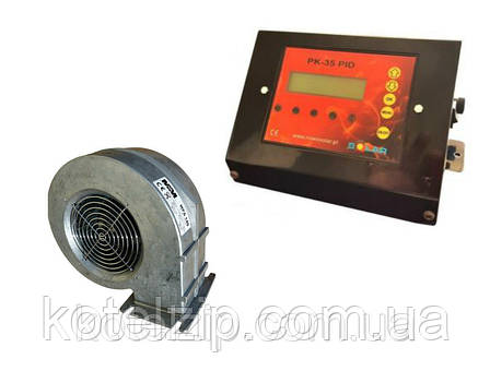 Nowosolar PK-35 PID Автоматика для управління шнека + Вентилятор для котла Nowosolar NWS-100, фото 1