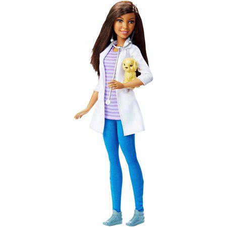 Лялька Барбі ветеринар афроамериканка Barbie Careers Pet Vet Doll, African American