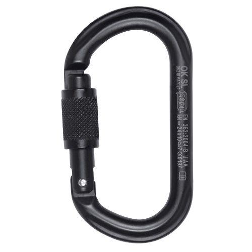 Карабін PETZL OK SCREW-LOCK BLACK (Артикул: M 33 SLN)