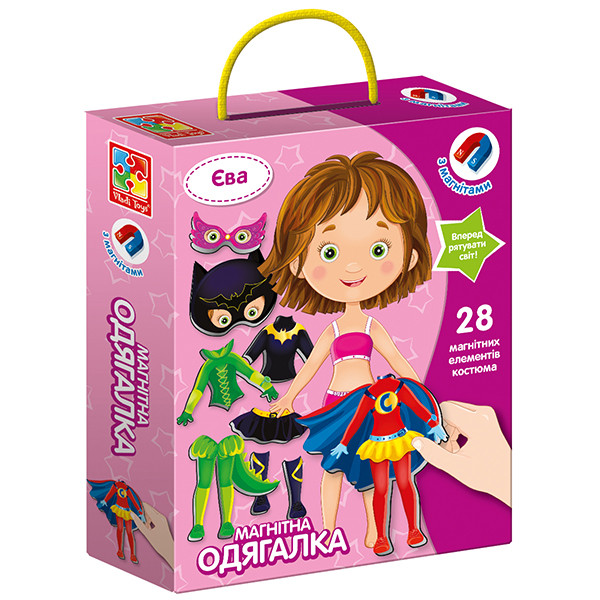Магнітна гра-одягалка Vladi Toys Єва (Укр) (VT3702-08)