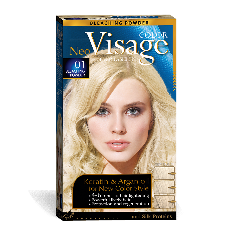 Освітлююча пудра для волосся Solido Cosmetics Visage 01 Bleaching cream 50/50/20 мл (4518001)
