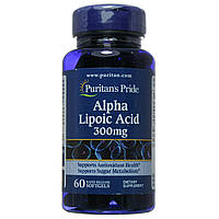 Альфа Ліпоєва Кислота, Alpha Lipoic Acid 300 mg, Puritan's Pride, 60 капсул