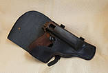 Шкіряна штатна кобура на пістолет Макаров, фото 8