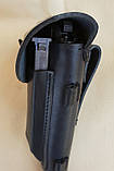 Шкіряна штатна кобура на пістолет Макаров, фото 9