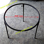 Казан чавунний азіатський на 8 літрів з чавунною кришкою + тринога, фото 3