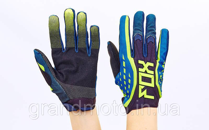 Кросові моторукавички Fox Racing Flexair Blue