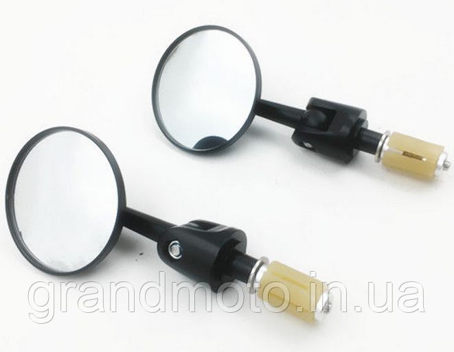 Дзеркала в торець керма мотоцикла Angle SL-017, фото 1